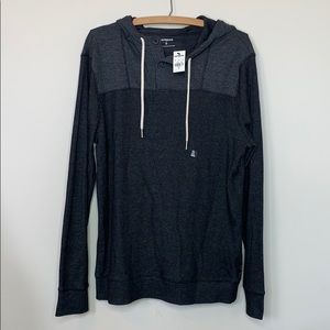Express Waffle Hooded Shirt